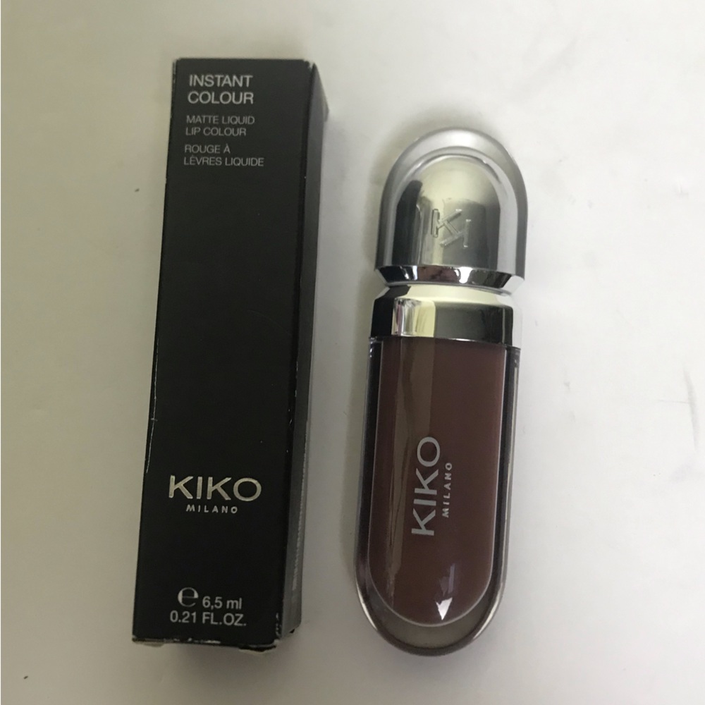 KIKO Milano NEW Instant Colour Matte Liquid Lip Colour Lipstick Pigmented Brown